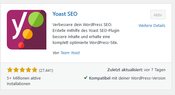 WordPress SEO Plugin Yoast