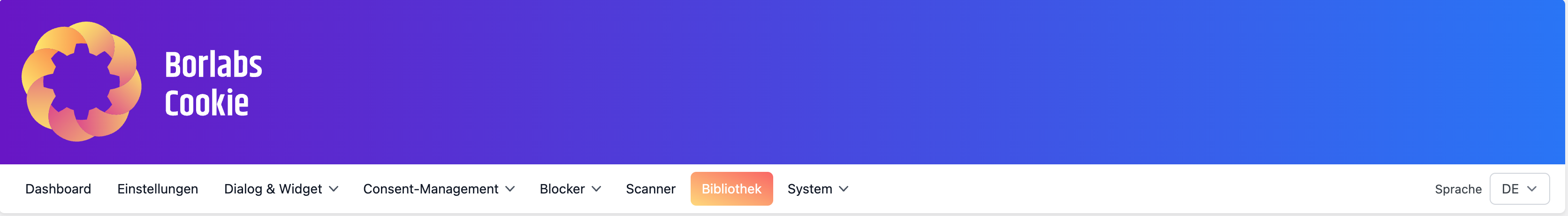 Borlabs Cookie integrierte Bibliothek